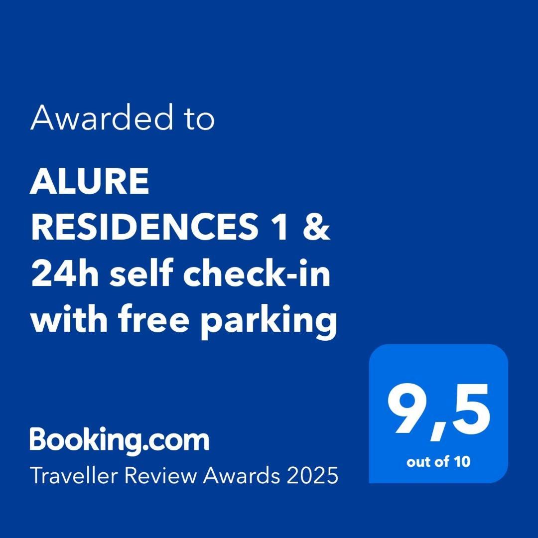 Alure Residences 1 & 24H Self Check-In, Free Parking In Front Of The Apartment Building, New Building, Terrace, Cafe With Breakfast In The Apartment Building, Next To The Aqua Park Банска-Бистрица Экстерьер фото